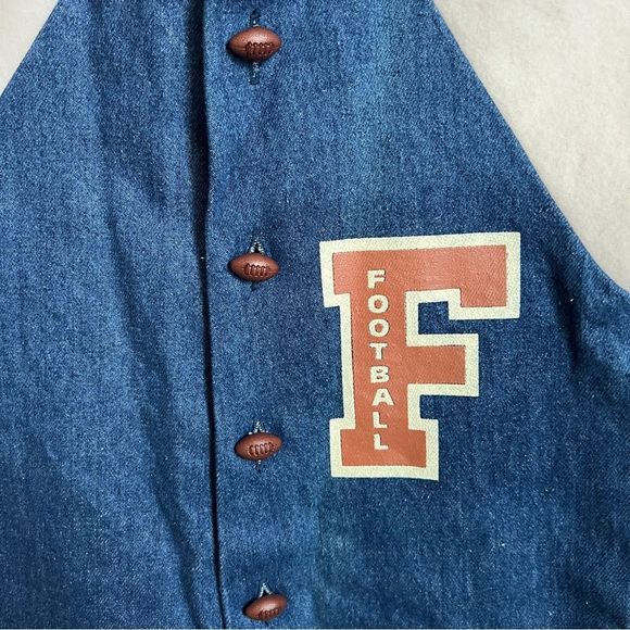 Vintage Spudz Deadstock NWT Football One Piece Size 12 Months - Picture 2 of 7